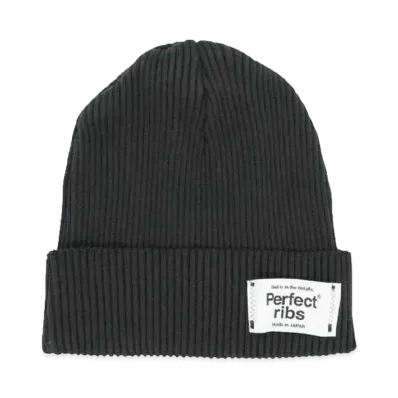 Perfect ribs Rib Beanie Cap "Vintage Black"