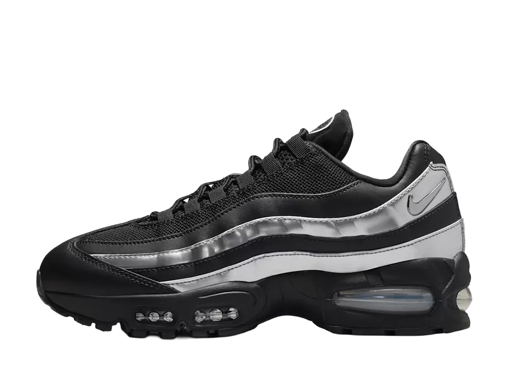 Nike Women's Air Max 95 Big Bubble "Black/Metallic Silver"