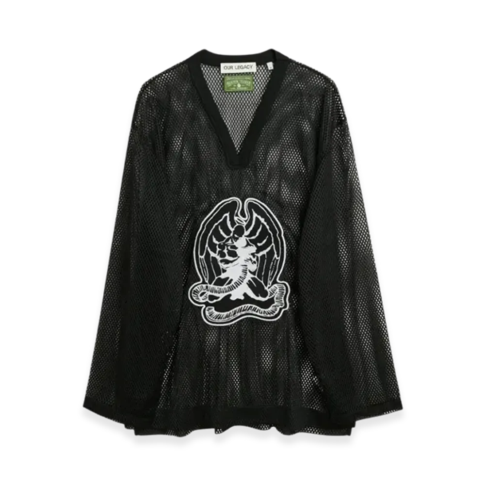 OUR LEGACY x Denim Tears x Tupac Hockey Mighty Mesh Jersey "Black"