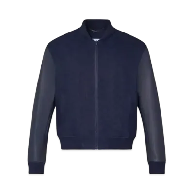 Louis Vuitton Leather & Denim Mix Monogram Blouson
