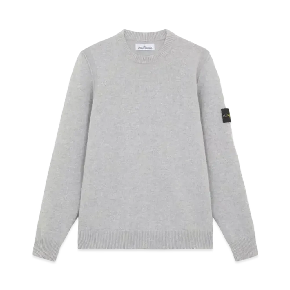 Stone Island 508A3 Lambswool "Dust Grey Melange"