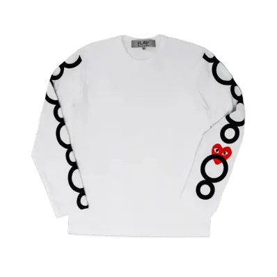 PLAY COMME des GARCONS Aoyama Store Exclusive L/S T-Shirt "White"