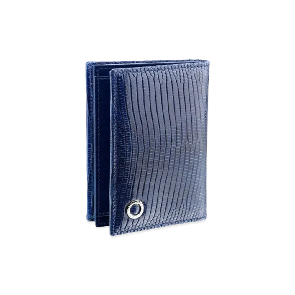 BVLGARI BVLGARI MAN Business Card Holder "Blue"