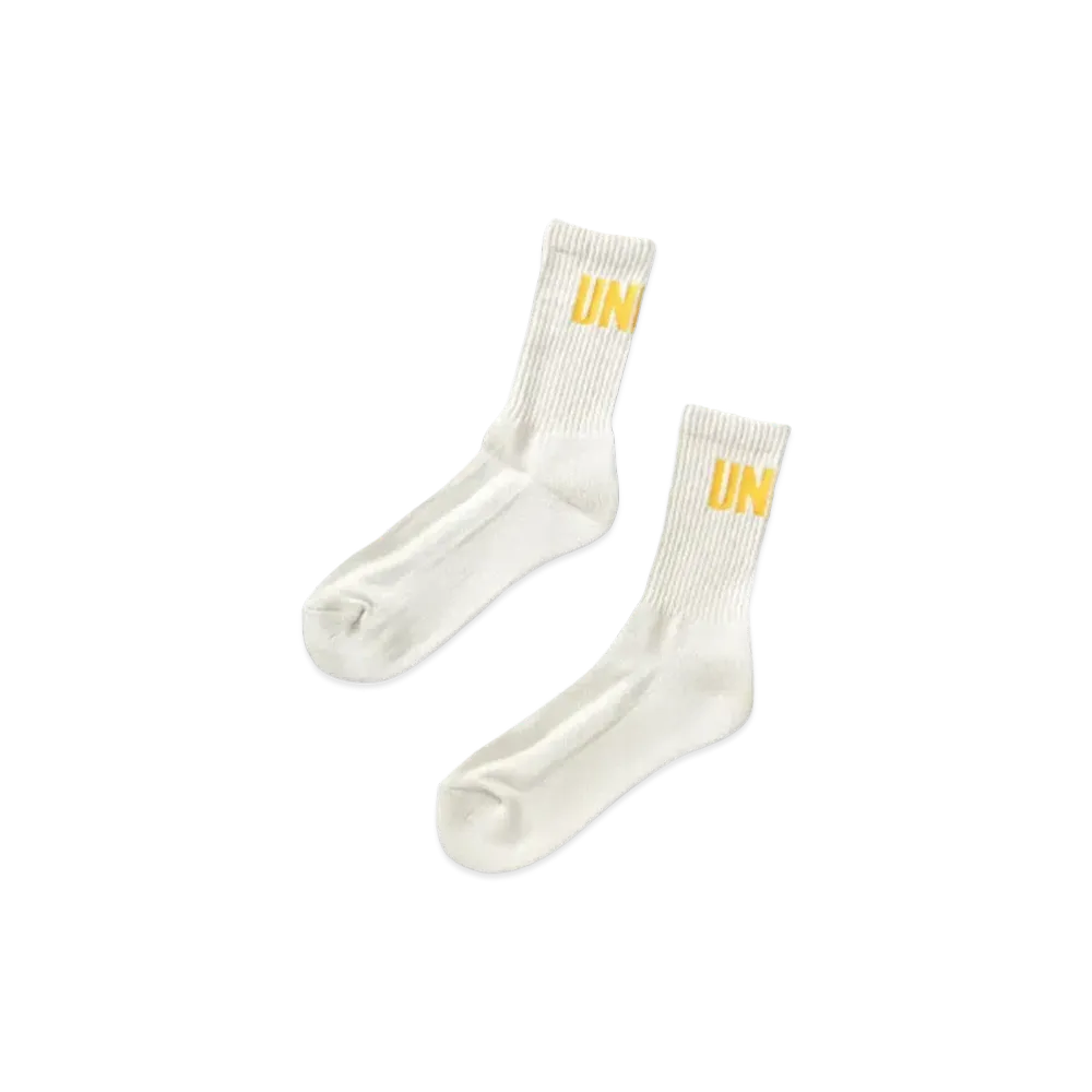 UNION Crew Socks "White "