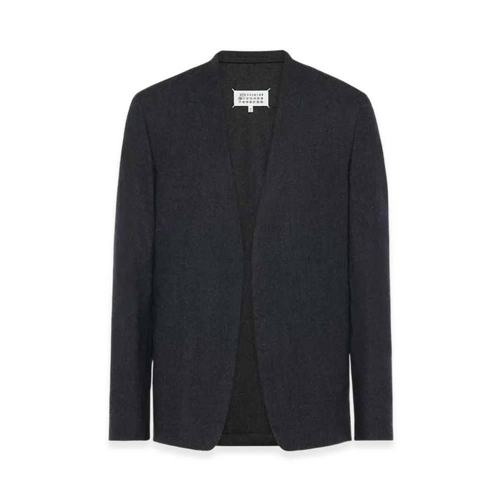 Maison Margiela Minimal Wool Jacket "Dark Gray"