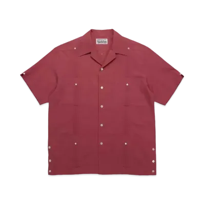 WACKO MARIA CUBA SHIRT "Burgundy"
