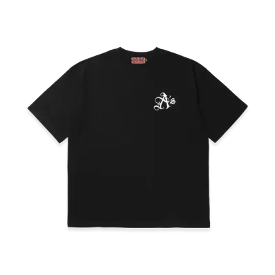 APHRODITEGANG A's Logo Embroidery S/S Tee "Black/White"