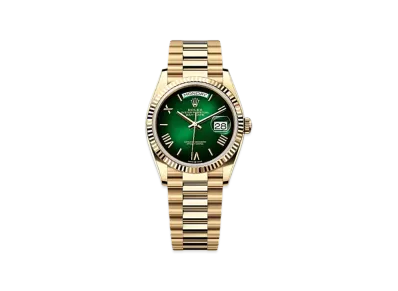 ROLEX Day-Date 36mm Yellow Gold 128238 "Green Ombre"