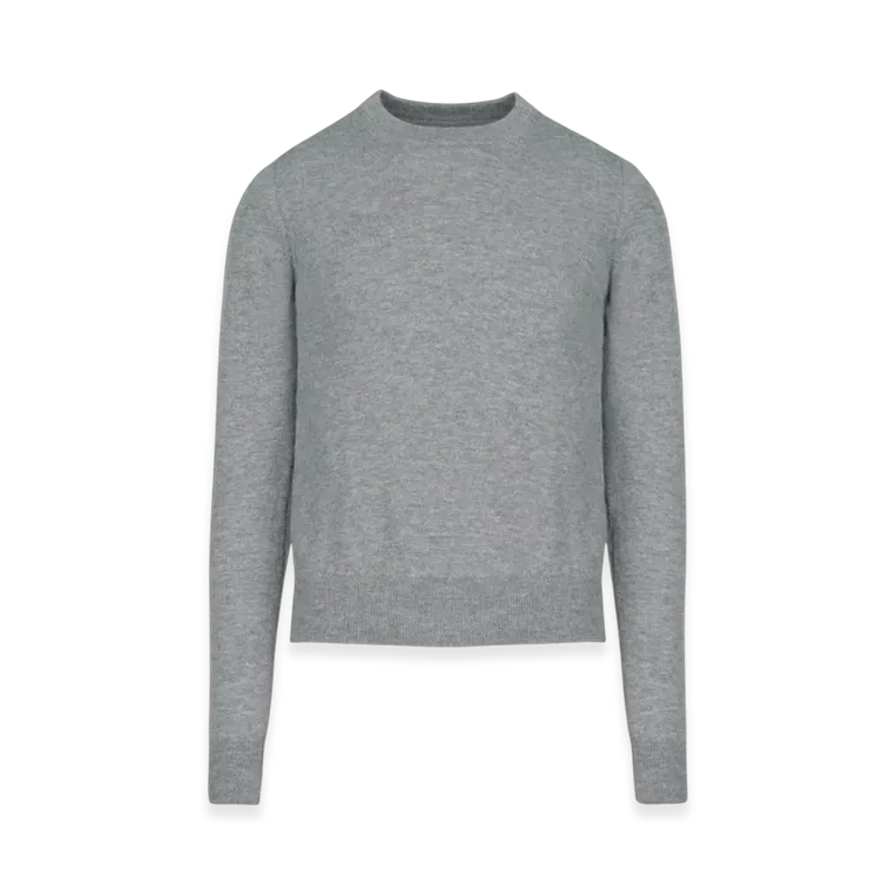 Maison Margiela Women's Crewneck Wool Sweater "Grey"