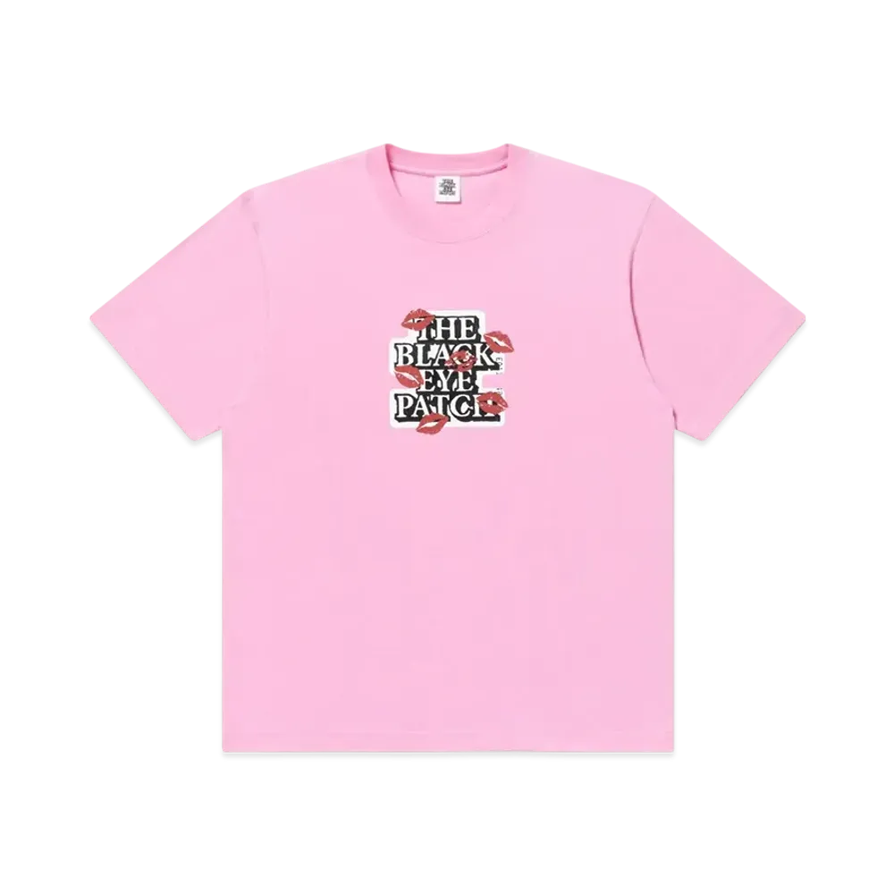 BlackEyePatch Kisses On OG Label Tee "Pink"