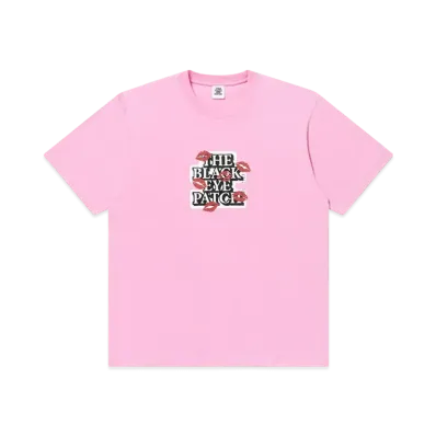 BlackEyePatch Kisses On OG Label Tee "Pink"
