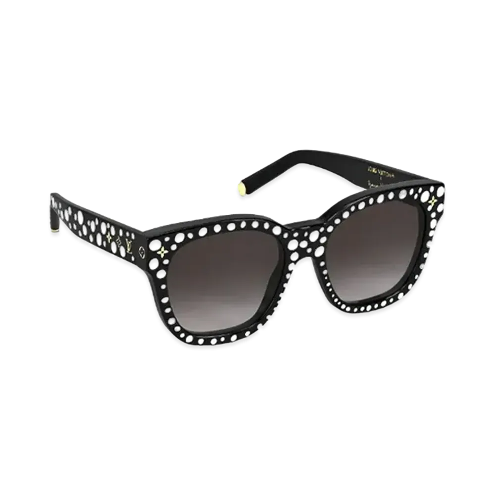 Louis Vuitton x Yayoi Kusama My Monogram Square Infinity Dots Sunglasses "Noir"