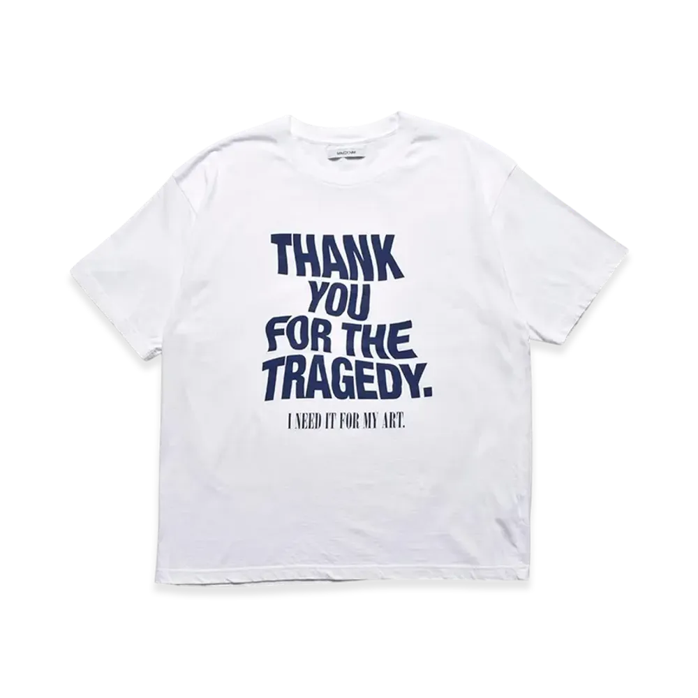 MINEDENIM Thank You For The Tragedy T-SH "White"