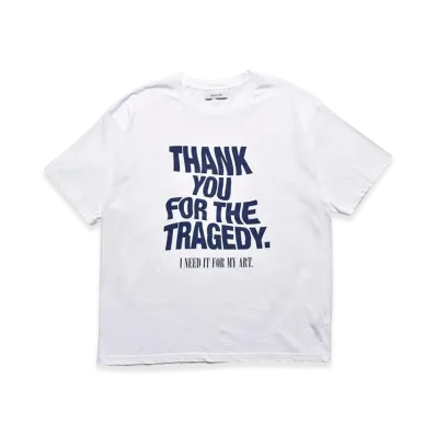 MINEDENIM Thank You For The Tragedy T-SH "White"