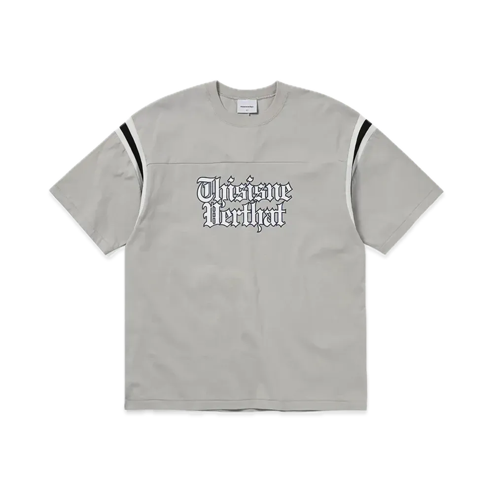 thisisneverthat Football Tee "Grey"
