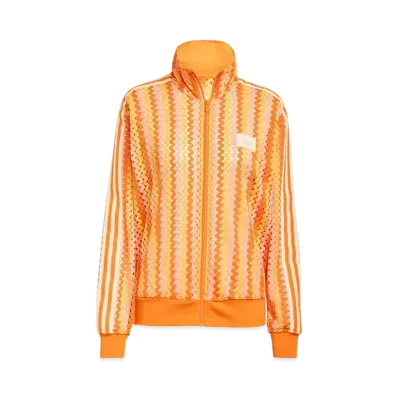 adidas Originals Summer Glow Firebird Track Top "Semi Lucid Fuchsia/Hazy Orange/Semi Solar Orange"
