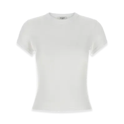 Saint Laurent Women's T-Shirts "White"