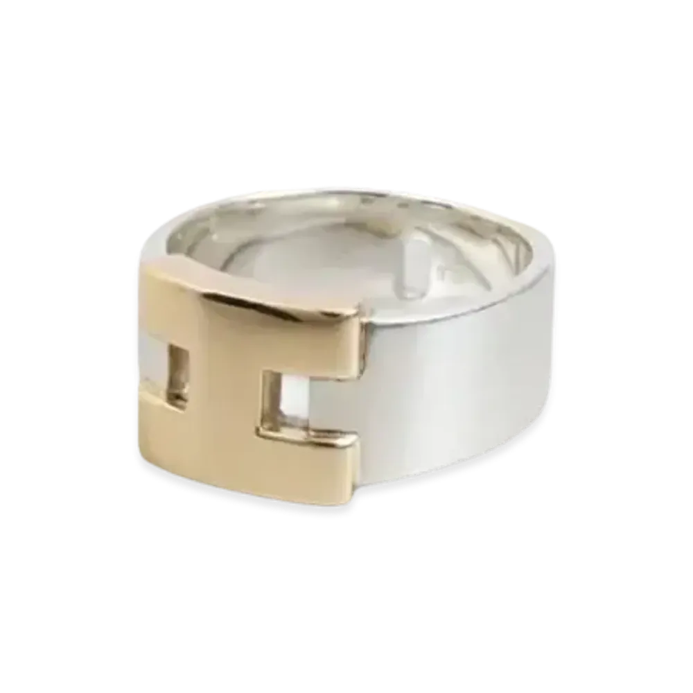 Hermes Hercules Ring "Silver/Gold"