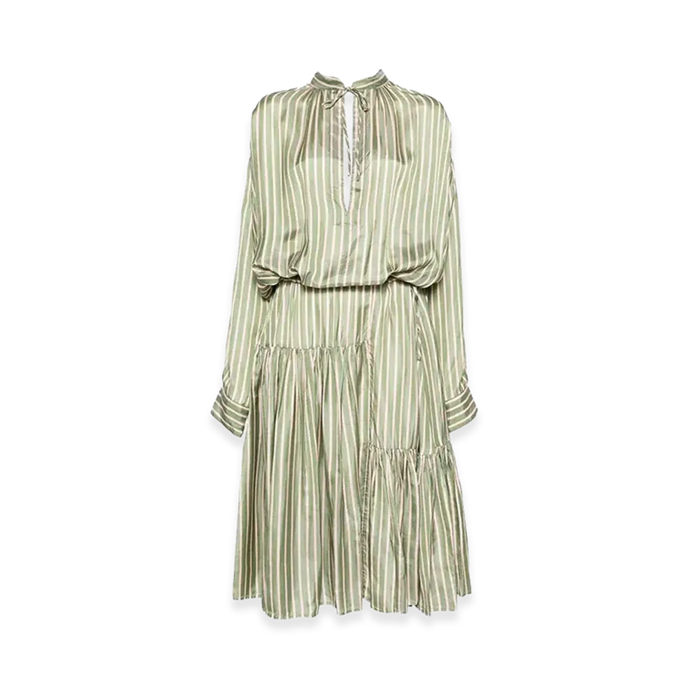 DRIES VAN NOTEN Women's Long Dress "Gray"