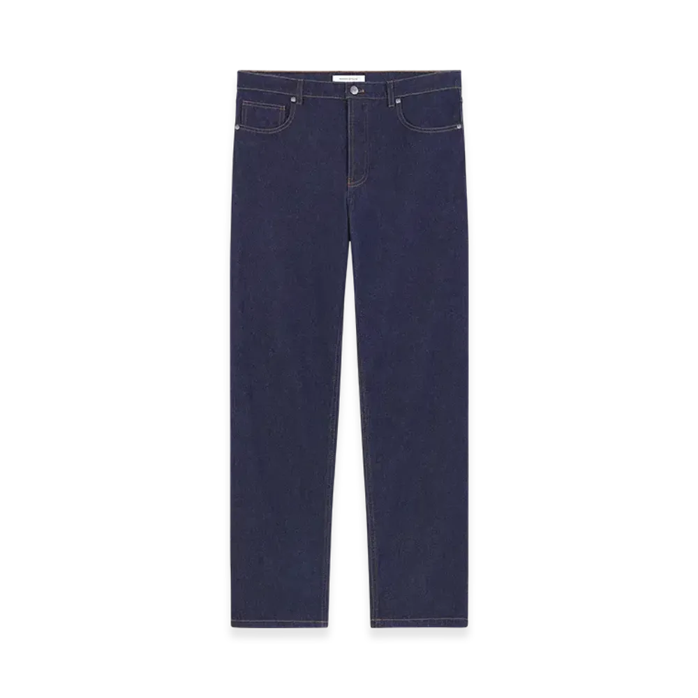 Maison Kitsune Straight Denim Jeans "Indigo"