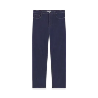 Maison Kitsune Straight Denim Jeans "Indigo"