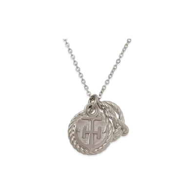 Hermes Cordage Rope Neckless "Silver"