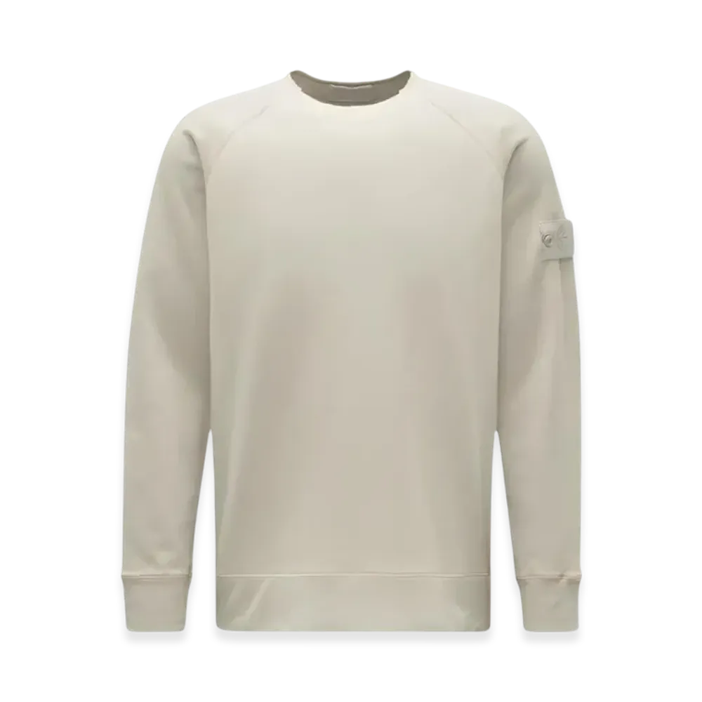 Stone Island 654F3 Ghost Piece Crewneck Sweatshirt - 24SS "Beige"