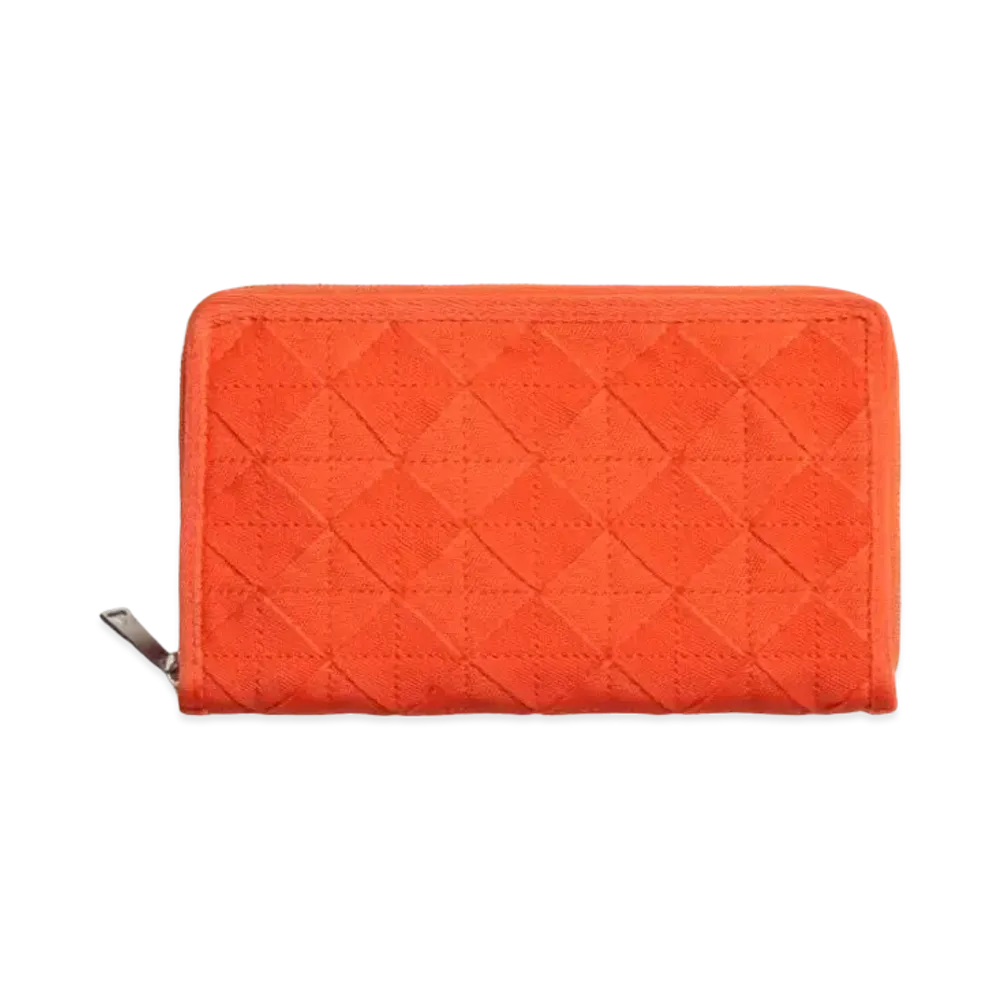 Bottega Veneta Zip Around Wallet "Orange"