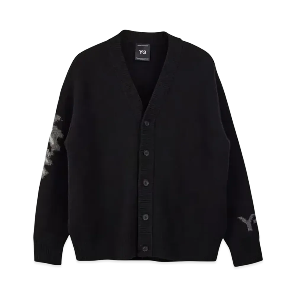 adidas Y-3 Graphic Knit Cardigan "Black"