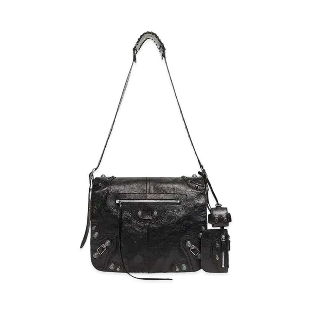 BALENCIAGA Le Cagole Medium Messenger Bag "Black"