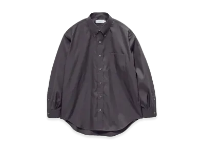 Graphpaper Easy Care Poplin L/S B.D Box Shirt "Gray"