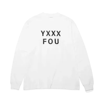 GOD SELECTION XXX LONG SLEEVE T-SHIRT GX-A22-LT-06 "White"