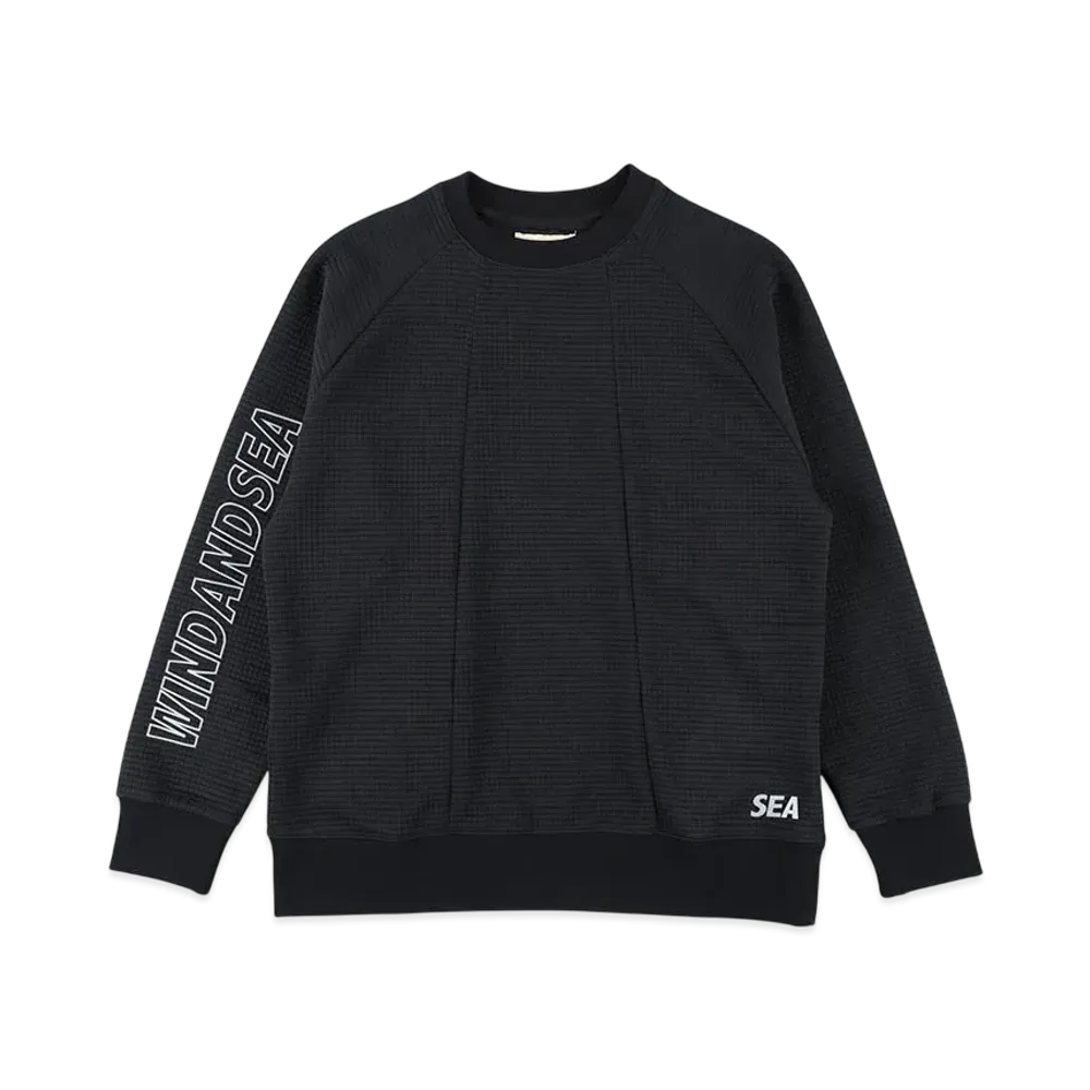 WIND AND SEA ES Tex Dimensional Crewneck Sweatshirt "Black"