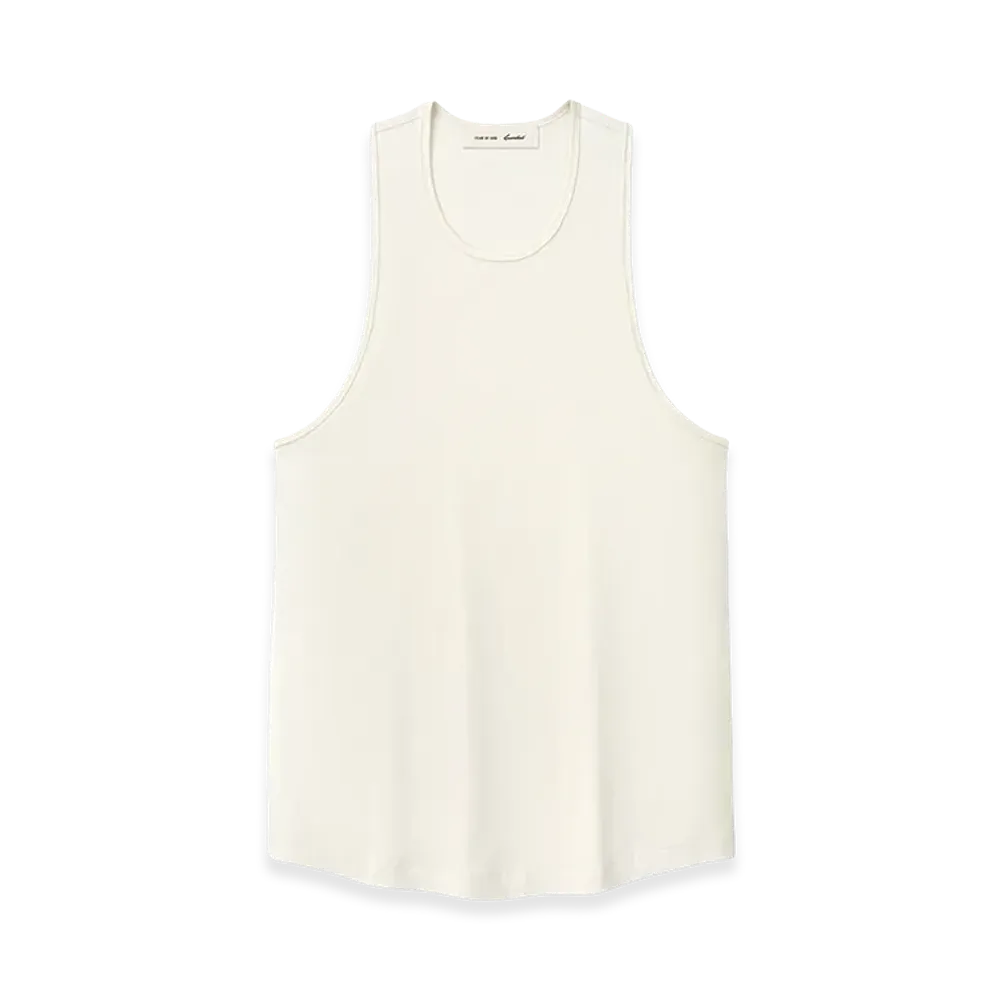 FEAR OF GOD ESSENTIALS Ribbed Essential Tank "Ivory"