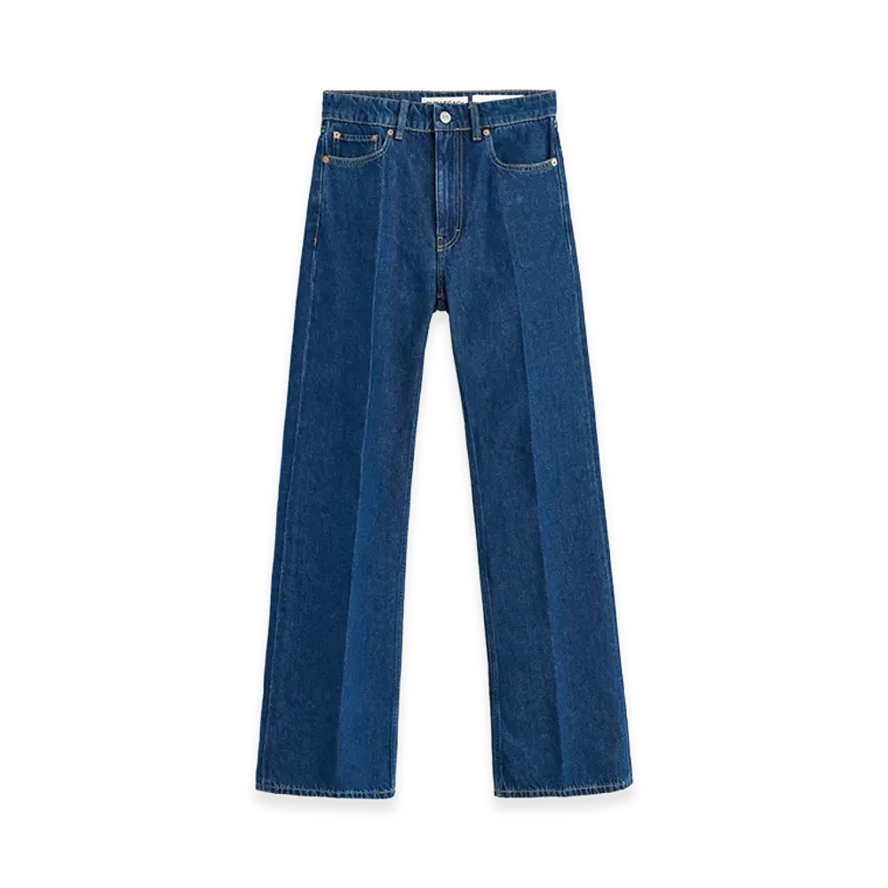 OUR LEGACY Women's Boot Cut "Blue Press Crease"