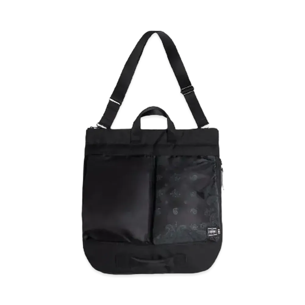 PORTER x END. 2Way Helmet Bag "Black"