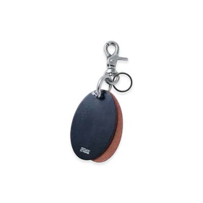SEDAN ALL-PURPOSE Oval Keyring "Black"
