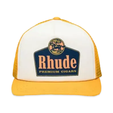 RHUDE Cigars Trucker Hat "Yellow"
