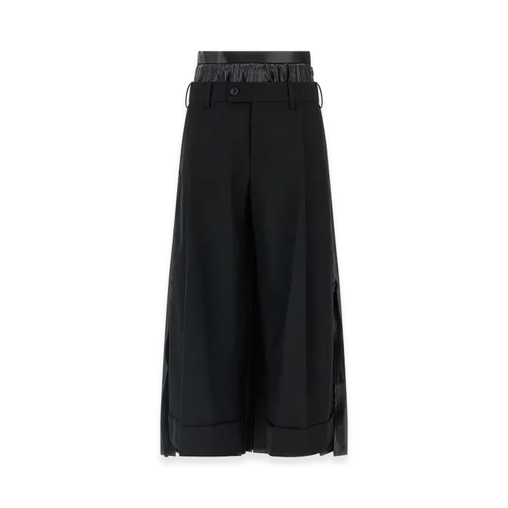 JUNYA WATANABE Women's Double Layer Trousers "Black"