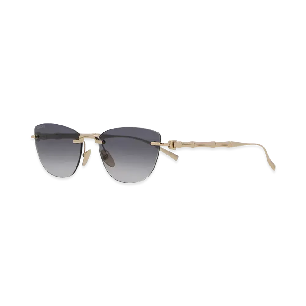 GUCCI Women's Metal Sunglasses "Gold"