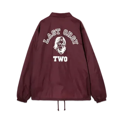 HUMAN MADE x UNDER COVER LAST ORGY 2 COACH JACKET "Cardinal"
