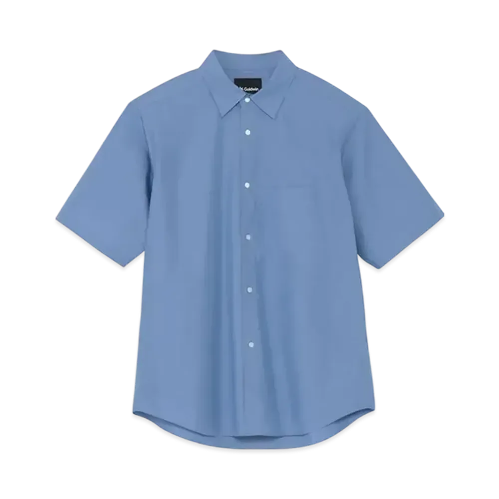 Goldwin Comfortable Short Sleeve Shirt (Unisex) "Deep Sax"
