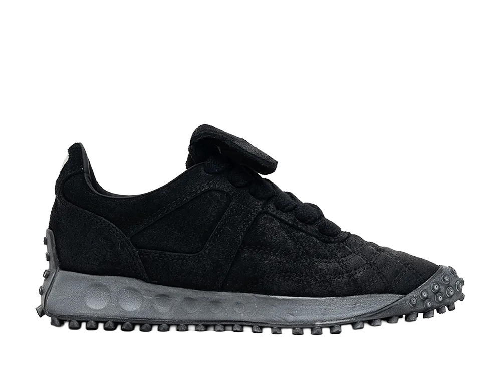 Maison MIHARA YASUHIRO Women's CALLA OG Sole Brushed Suede Low-top Sneaker "Black/Black"