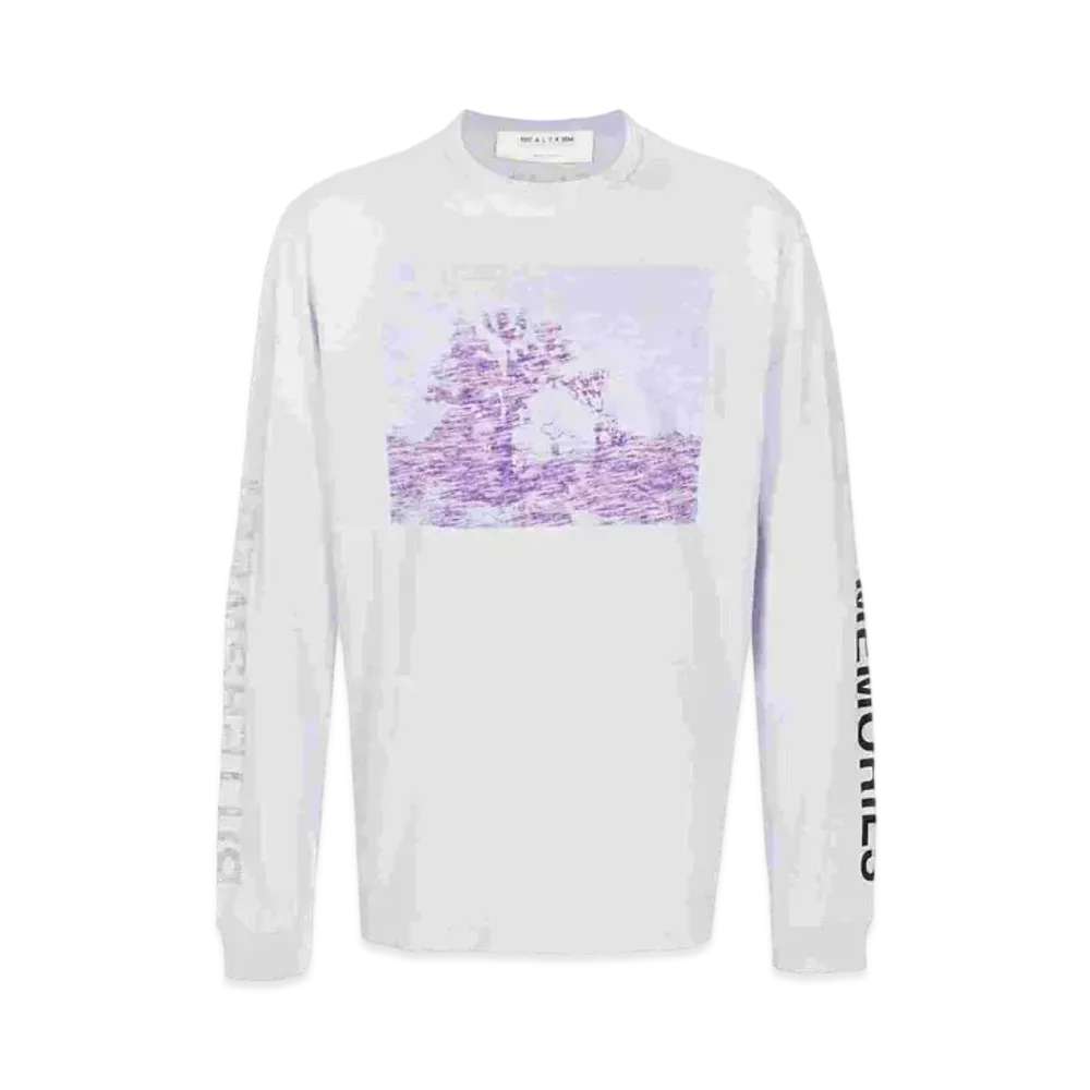 1017 ALYX 9SM Graphic-Print Long-Sleeved T-Shirt "Purple"