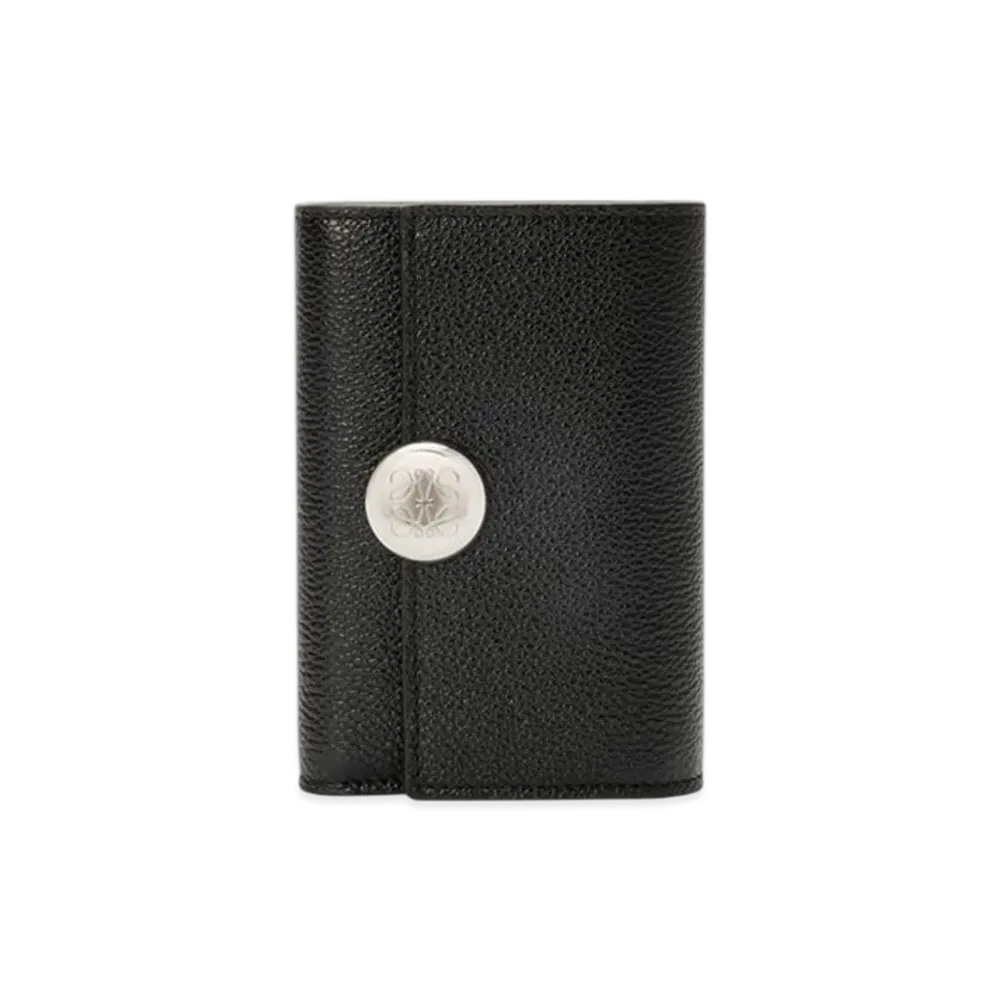 LOEWE Pebble Vertical Wallet Small "Black"