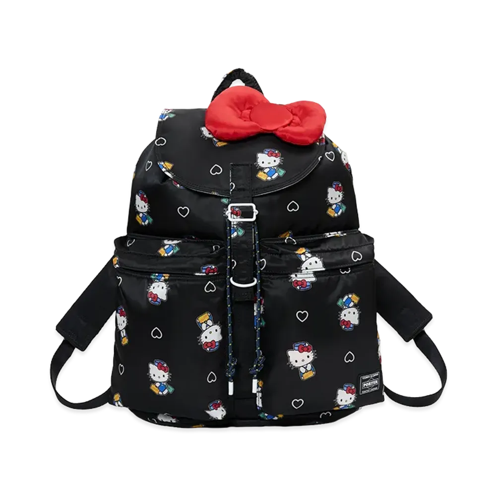 PORTER x HELLO KITTY Rucksack "Black"