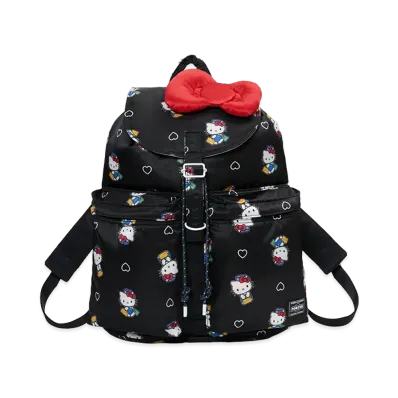 PORTER x HELLO KITTY Rucksack "Black"