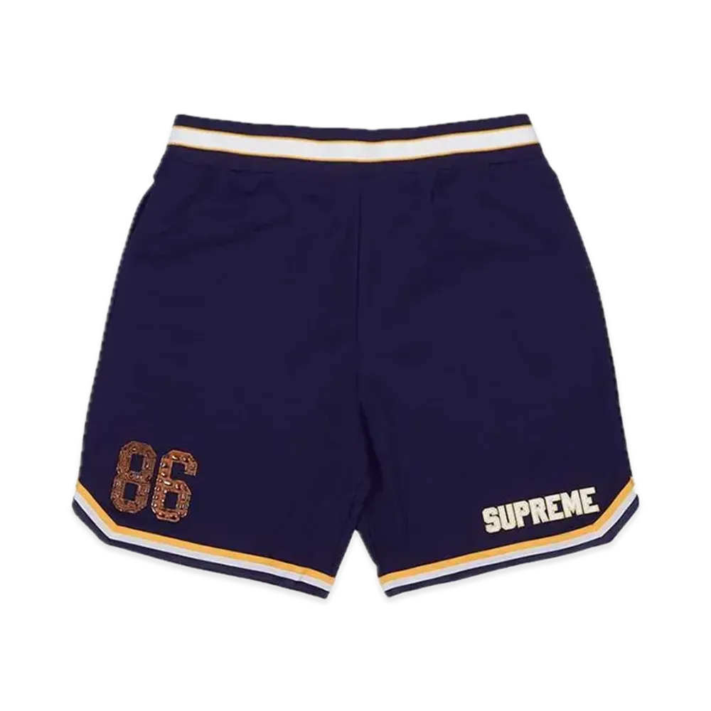 Supreme Faux Croc Basketball Short "Purple"