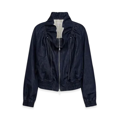 DRIES VAN NOTEN Women's Voly Den 3385 W.W.Jacket "Blue"