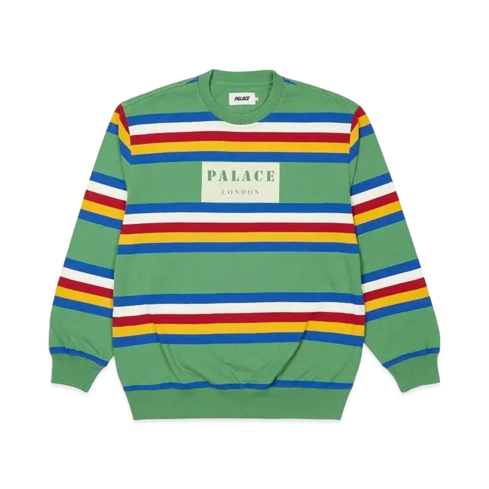 PALACE RAINBOW STRIPE LONGSLEEVE "Green"